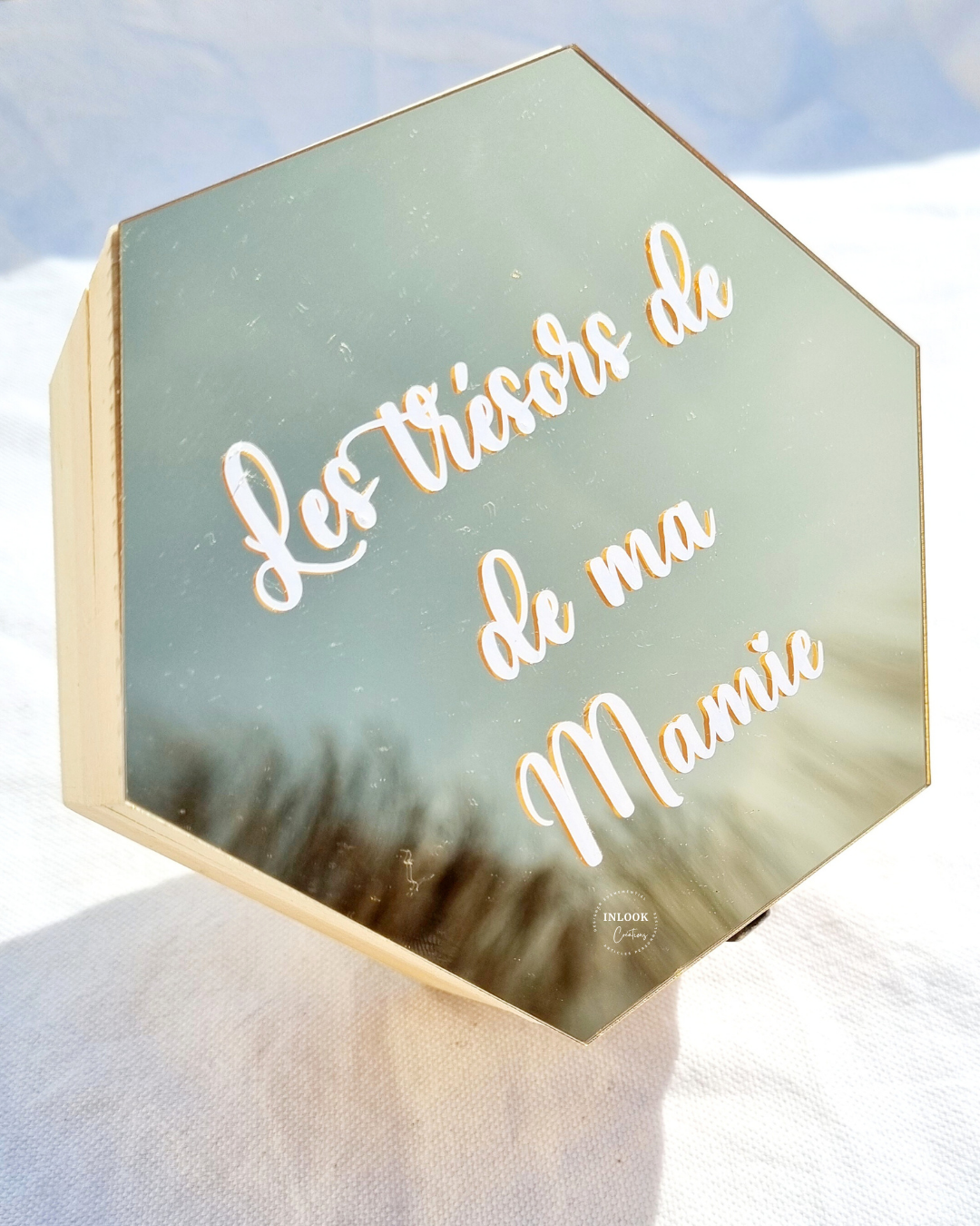 Boîte à bijoux effet miroir